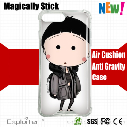 hot new Shenzhen products for iphone 7 plus case ultra thin clear crystal transparent tpu acrylic case cover for iphone 7 plus